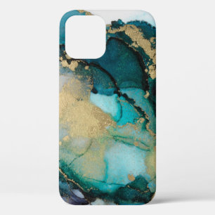 Case-Mate iPhone Case Artabstracte turquoise d'alcool d'alcool noir, art