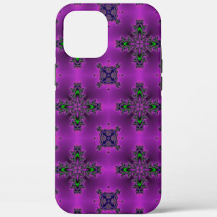 Coque iPhone 12 Pro Max Artdeco Fleurs Abstraites