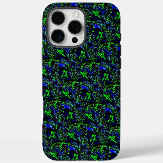 Coques Case-Mate iPhone Artdeco fou à Funky Rainbow Style (Verso)
