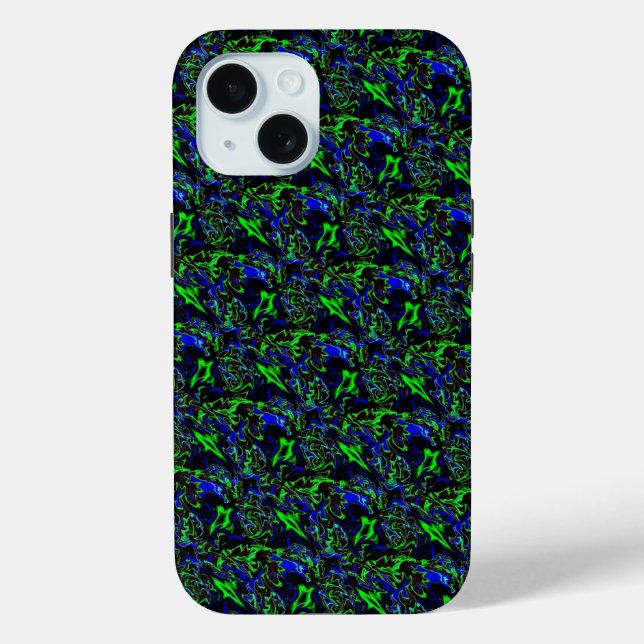 Coques Case-Mate iPhone Artdeco fou à Funky Rainbow Style (Verso)