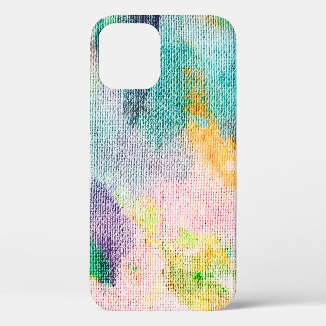 Coques Case-Mate iPhone Artiste Bleu. Présentation contemporaine blanche.  (Verso)