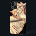 Etui iPhone Case-Mate Artistic Conch Shells<br><div class="desc">Jennifer Goldberger has an amazing collection of capture capturing the gems of the ocean. dans this beautiful,  classic neutral color painting,  these two Conch seashells are the main object of the image. Get this nautical styled art on your favorite products today!</div>