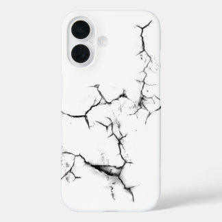 Coque Pour iPhone 16 Arts visuels Grunge, grunge texture, monoch
