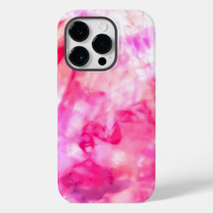 Coque Case-Mate iPhone Artsy Abstrait Été Neon rose pourpre teint Tie Dye