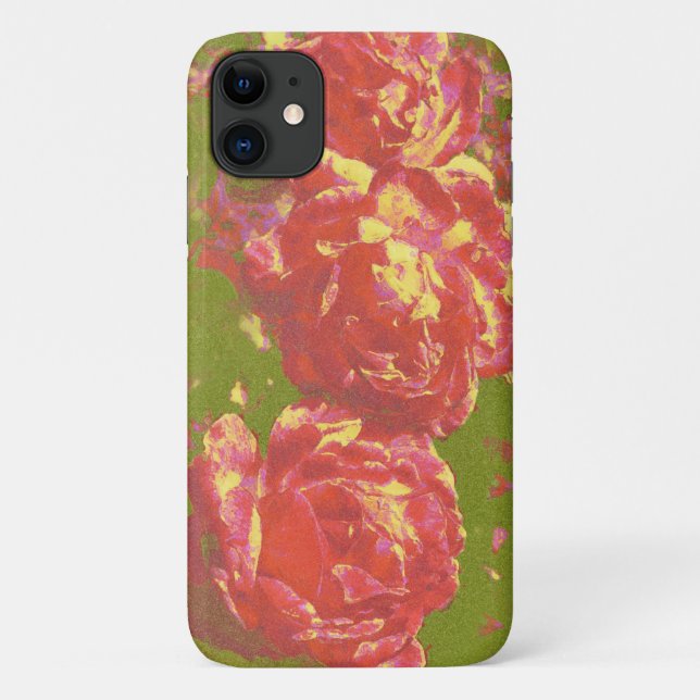 Coques Case-Mate iPhone Artsy Abstrait Rose Art Téléphone Boîtier (Dos)