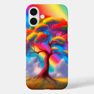 Coque Pour iPhone 16 Plus Artsy Artsy Rainbow Tree