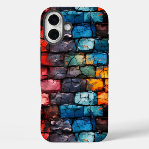 Coque Pour iPhone 16 Plus Artsy Brick Wall