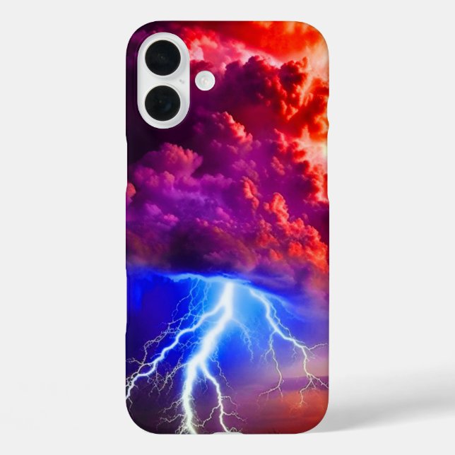 Coques Case-Mate iPhone Artsy Lightening Storm (Verso)