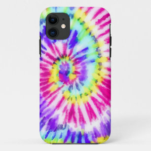 Case-Mate iPhone Case Artsy Neon Rainbow Tie Dye Motif d'aquarelle