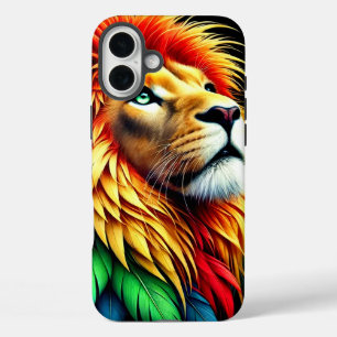 Coque Pour iPhone 16 Plus Artsy Téléphone Lion