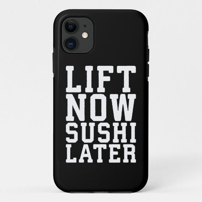 Coques Case-Mate iPhone Ascenseur Maintenant, Sushi Plus Tard - Carbes - G (Dos)