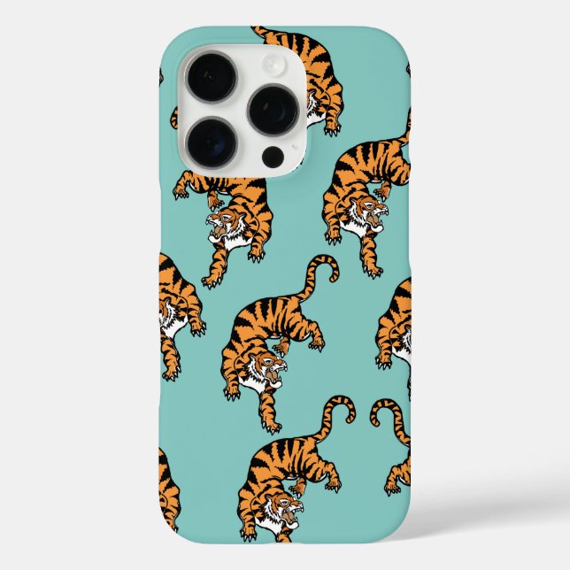 Coques Case-Mate iPhone Asia Tiger Pattern (Verso)