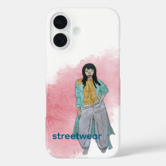 Coque Pour iPhone 16 Asiatique Fashionista avec mode urbaine