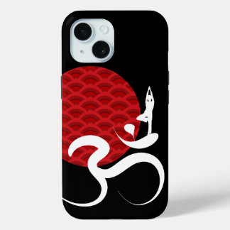 Coque Case-Mate iPhone Asiatique Red Sun Yoga & Moderne Zen Calligraphie