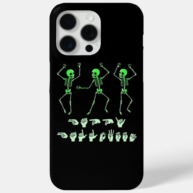 Coques Case-Mate iPhone ASL Halloween Joyeux I - Saison Éffrayante (Verso)
