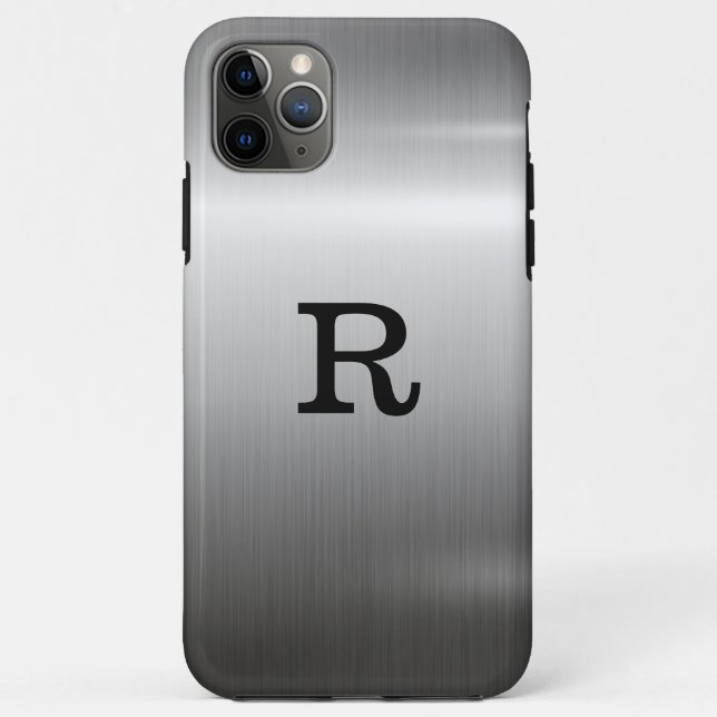 Coques Case-Mate iPhone Aspect métallique en acier inoxydable (Dos)