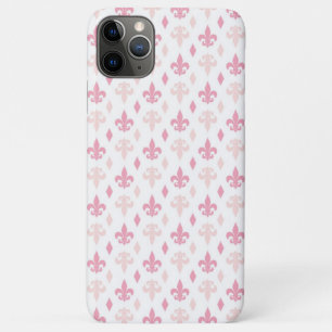 Coques Pour iPhone Assez Pink Fleur de Lis Pattern