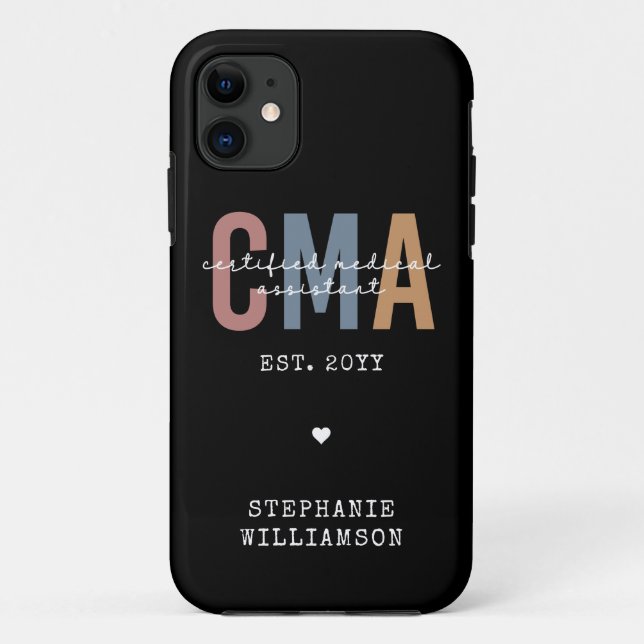 Coques Case-Mate iPhone Assistant Médicale certifié CMA personnalisé (Dos)