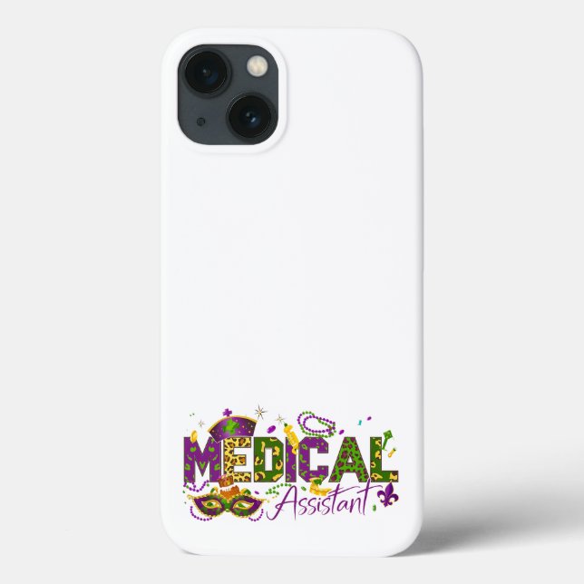 Coques Case-Mate iPhone Assistant Médicale - Mardi Gras (Verso)