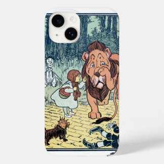 Coque Pour iPhone 14 Assistant vintage de caractères Oz, Chemin de briq