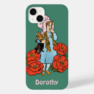 Coque Pour iPhone 14 Plus Assistant vintage de Oz, Dorothy, Fleurs de Pavot 