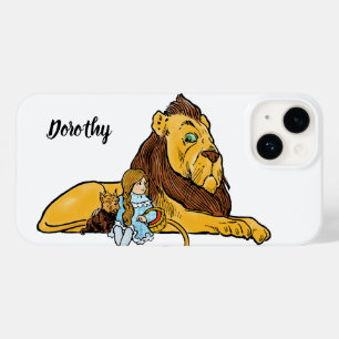 Coque Case-Mate iPhone Assistant vintage d'Oz, Dorothy et Toto avec Lion