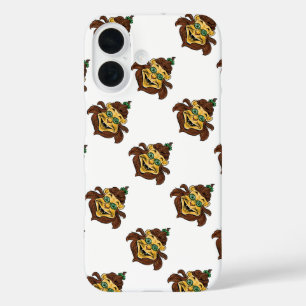 Coques iPhone 16 Assistant vintage d'Oz, Lion portant des lunettes