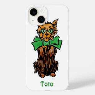 Coques Pour iPhone Assistant vintage Oz Toto Dog avec Bow vert