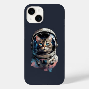 Coque Case-Mate iPhone Astronaut Chat Dans L'Espace Aquarelle Art
