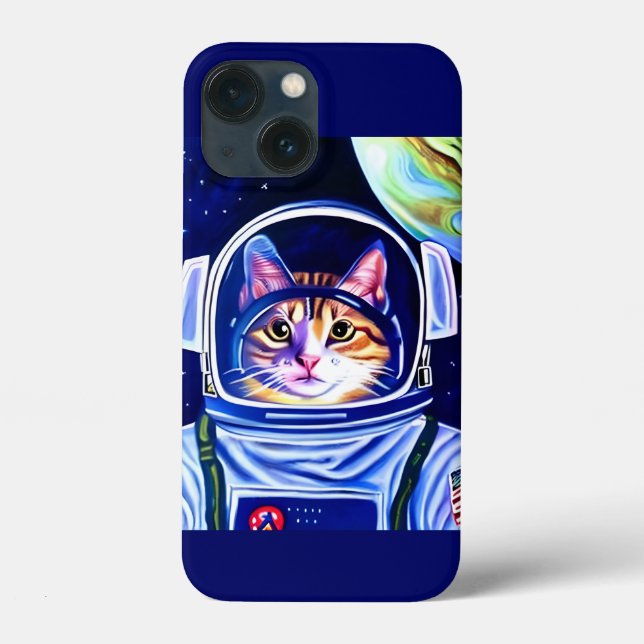 Coques Case-Mate iPhone Astronaut de chat dans l'espace (Verso)