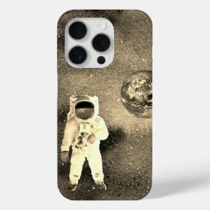 Coque Case-Mate iPhone Astronaute de la planète spatiale Terre Sepia