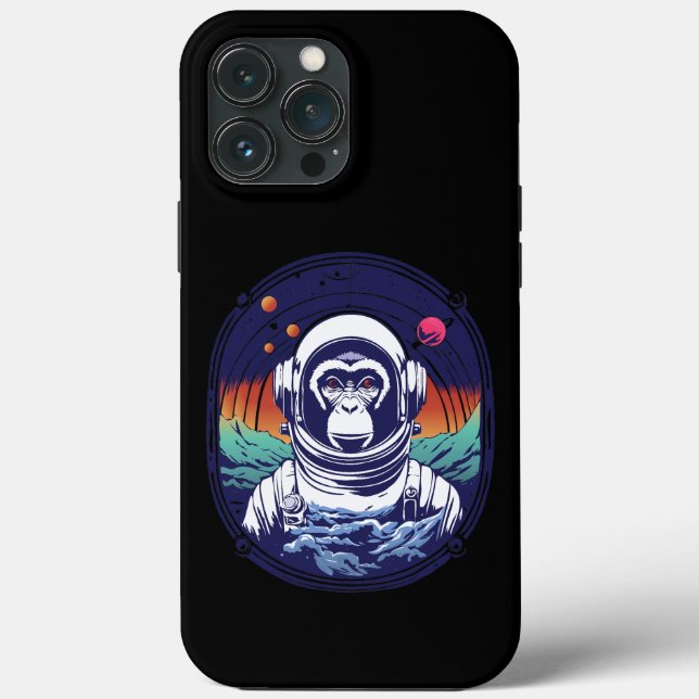 Coques Case-Mate iPhone Astronaute du singe spatial (Verso)