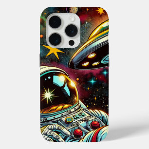 Coque Case-Mate iPhone Astronaute flottant dans l'espace avec une œuvre d