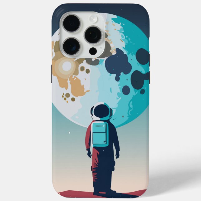 Coques Case-Mate iPhone Astronaute solitaire (Verso)