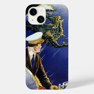 Coque Case-Mate iPhone Astronautes de la science-fiction vintage en orbit