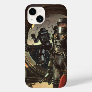 Coque Case-Mate iPhone Astronautes de science-fiction vintage en sortie d