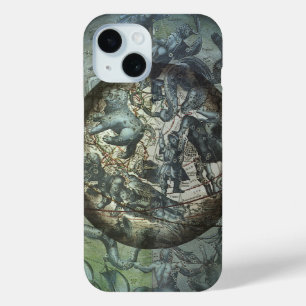 Coque Pour iPhone 15 Astronomie céleste de la Constellation vintage du