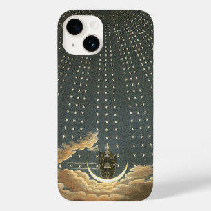 Coque Pour iPhone 14 Astronomie céleste vintage, reine de la nuit