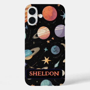 Coque Pour iPhone 16 Plus Astronomie Planètes spatiales Galaxie cosmique Cad
