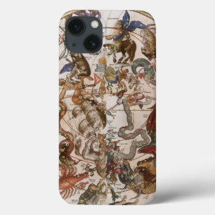 iPhone 13 Case Astronomie vintage, constellations du ciel du sud