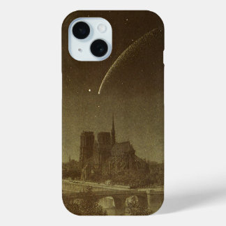 Coque Case-Mate iPhone Astronomie vintage, Donati Comet sur Paris en 1858