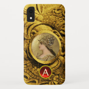 Case-Mate iPhone CASE ATHENA AVEC IMAGINAIRE GRIFFINS RED GEMSTONE MONOG