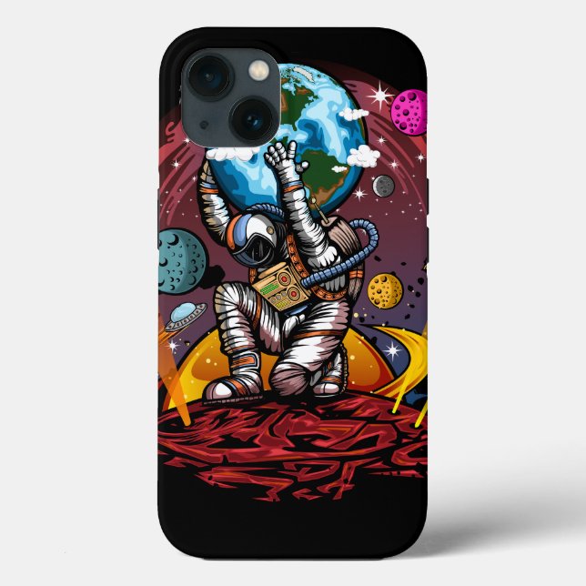 Coques Case-Mate iPhone Atlas Space Man (Verso)