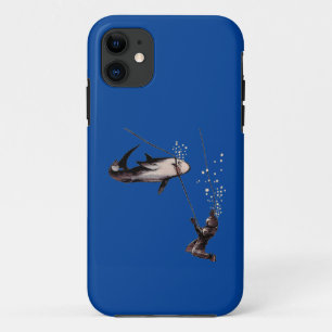 Case-Mate iPhone Case Attaque de requin sur un casque Vintage plongée Di