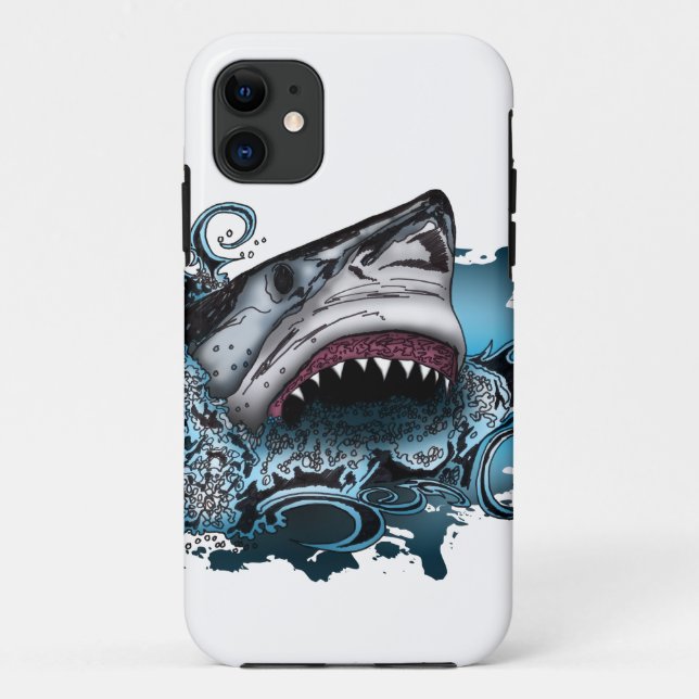 Coques Case-Mate iPhone Attaque de requins (Dos)