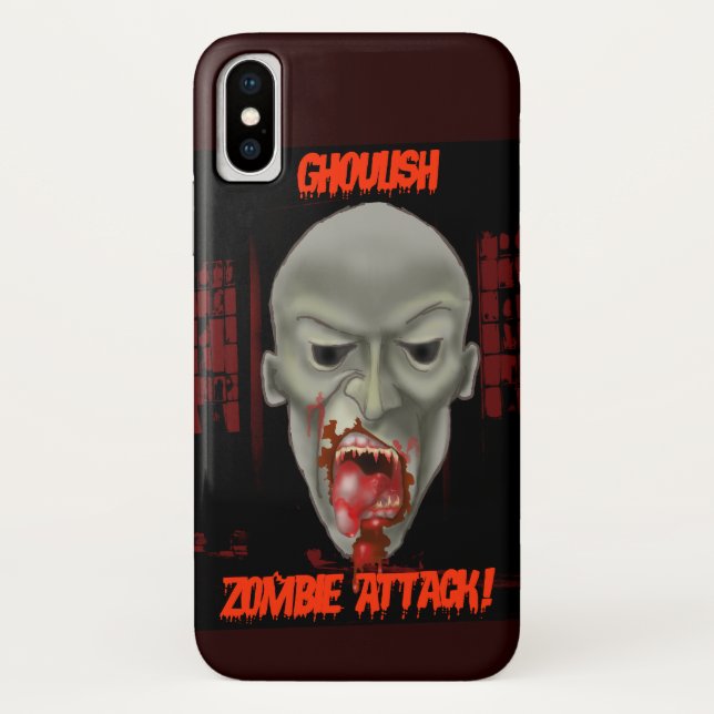 Coques Case-Mate iPhone Attaque de Zombie Macabre (Dos)