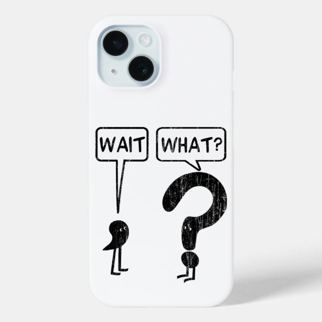 Coques Case-Mate iPhone Attends, Quoi ? Apprentissage anglais (Verso)