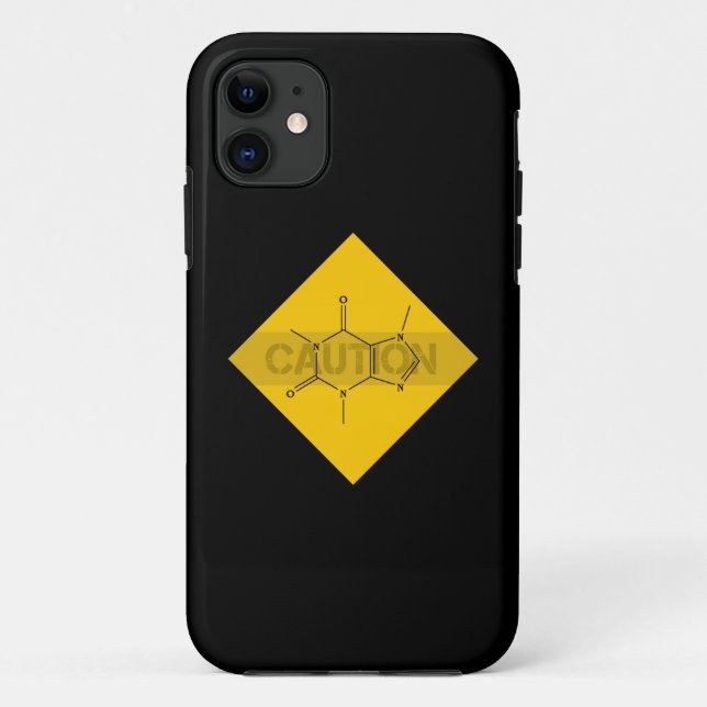 Coques Case-Mate iPhone Attention : caféine (Dos)