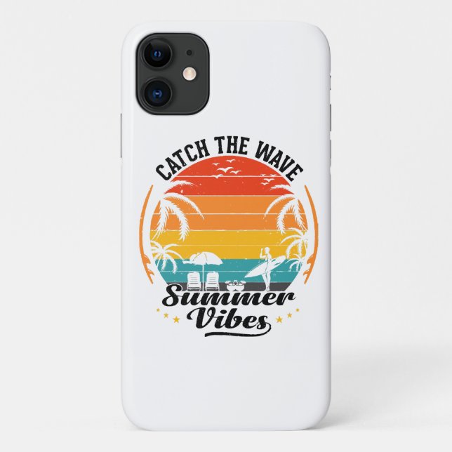 Coques Case-Mate iPhone Attrapez la vague d'effervescence estivale (Dos)