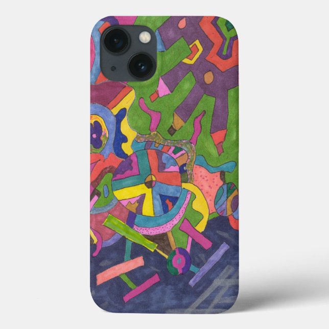 Coques Case-Mate iPhone "Au-dessus de la tempête" Art Abstrait (Verso)